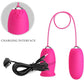PRETTY LOVE - Daisy Vibrating Egg + Clitoris Stimulating Tongue Pink