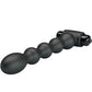 PRETTY LOVE - Lynn Silicone Anal Plug 10 Vibrations Black