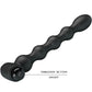 PRETTY LOVE - Lynn Silicone Anal Plug 10 Vibrations Black
