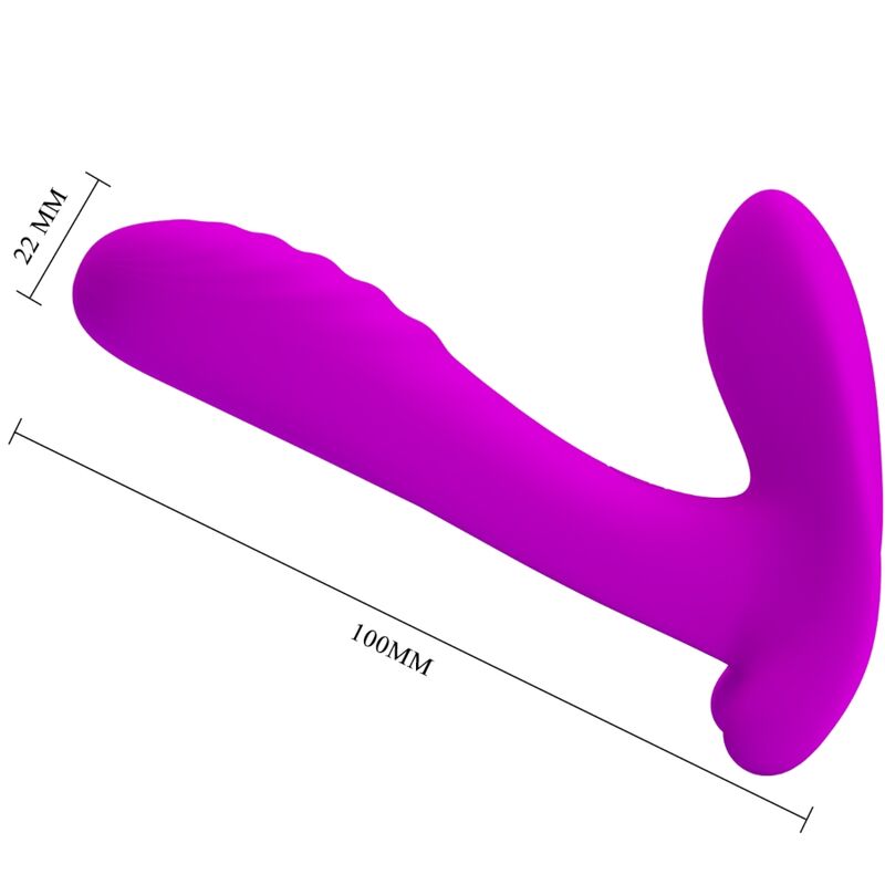 PRETTY LOVE - Massager & Vibrator 12 Vibrations Afstandsbediening Paars