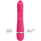 PRETTY LOVE - Phoenix Multifunction Rabbit Vibrator Pink