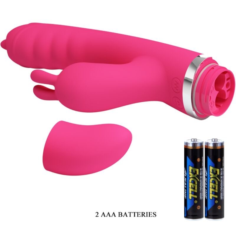 PRETTY LOVE - Phoenix Multifunction Rabbit Vibrator Pink