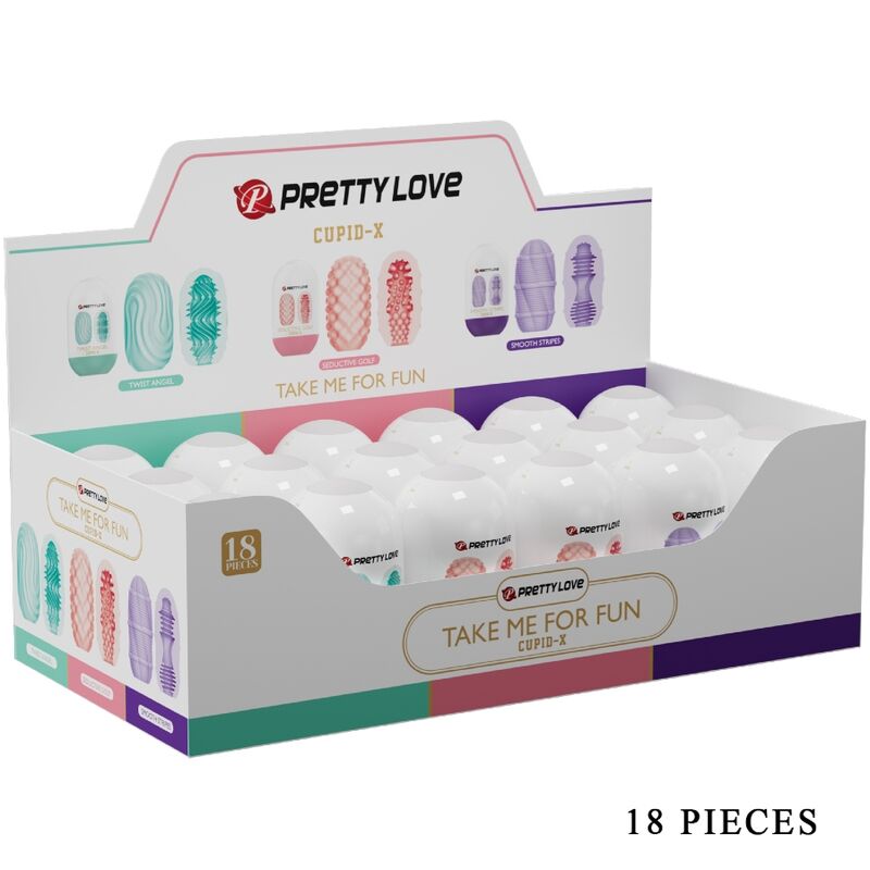 PRETTY LOVE - Cupid X 18 Male Masturbators Different Textures