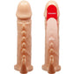 PRETTY LOVE - Emmit Penis Sleeve + Clitoris Stimulator Flesh