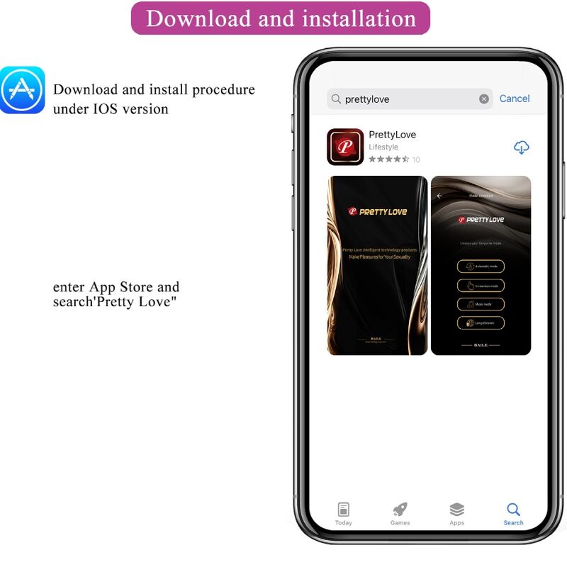 PRETTY LOVE - Franz Massager And Vibrator Free APP Purple