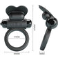 PRETTY LOVE - Debonaire Vibrating Ring Rabbit 10 Vibrations Black