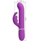 PRETTY LOVE - Coale 4 In 1 Multifunction Rabbit Vibrator  Paars