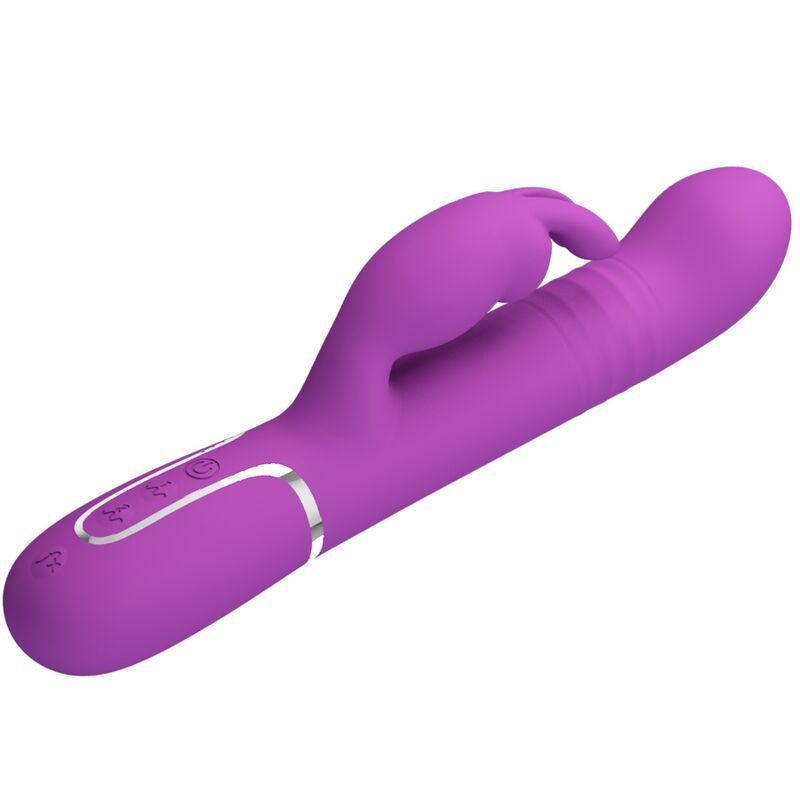 PRETTY LOVE - Coale 4 In 1 Multifunction Rabbit Vibrator  Paars