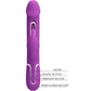 PRETTY LOVE - Kampas 3 In 1 Multifunction Rabbit Vibrator  Paars