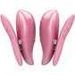 PRETTY LOVE - Cailey Nipple Clamps 10 Vibrations Afstandsbediening Roze