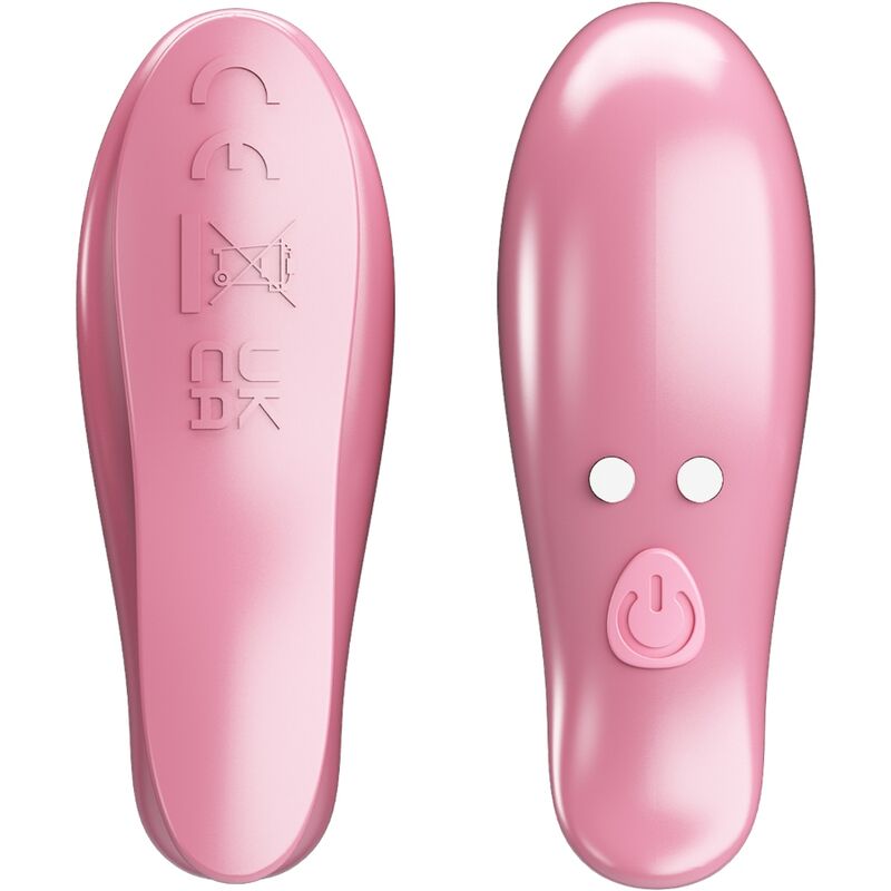 PRETTY LOVE - Cailey Nipple Clamps 10 Vibrations Afstandsbediening Roze