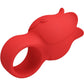 PRETTY LOVE - Jae Rose Shaped Finger Vibrator 10 Vibrations Red