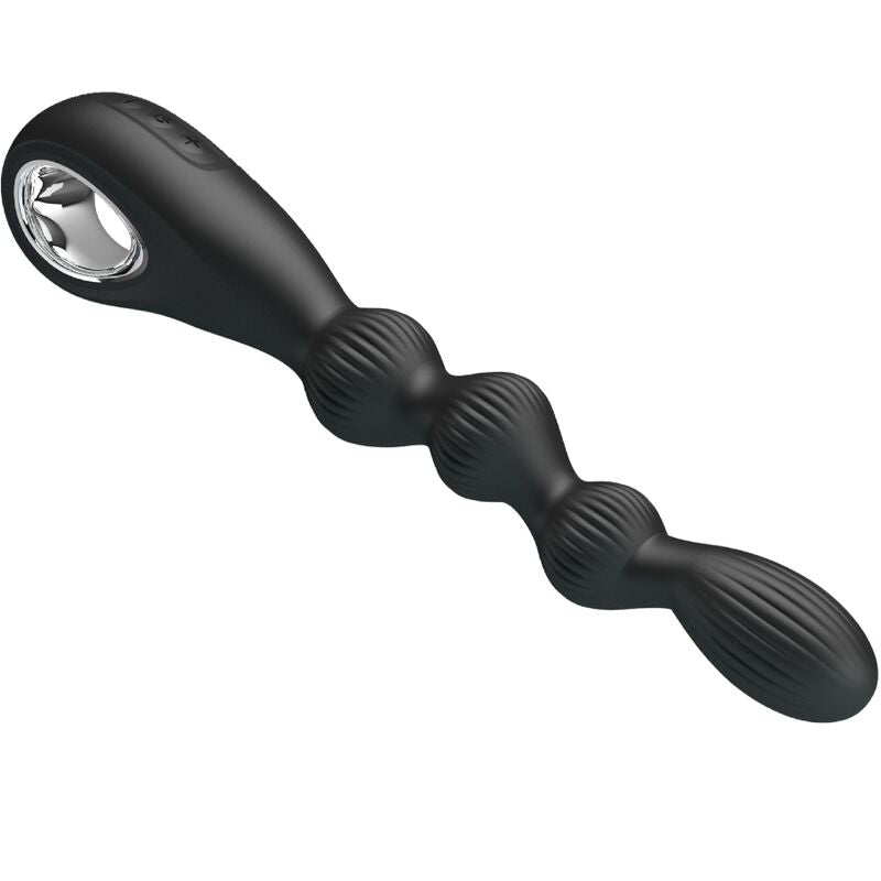 PRETTY LOVE - Federer Anal Vibrator 12 Vibrations Black