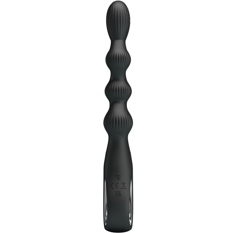 PRETTY LOVE - Federer Anal Vibrator 12 Vibrations Black