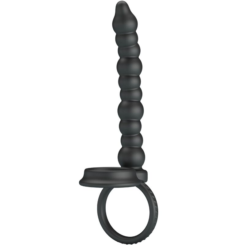 PRETTY LOVE - Dillion Double Penetration Cock Ring Zwart