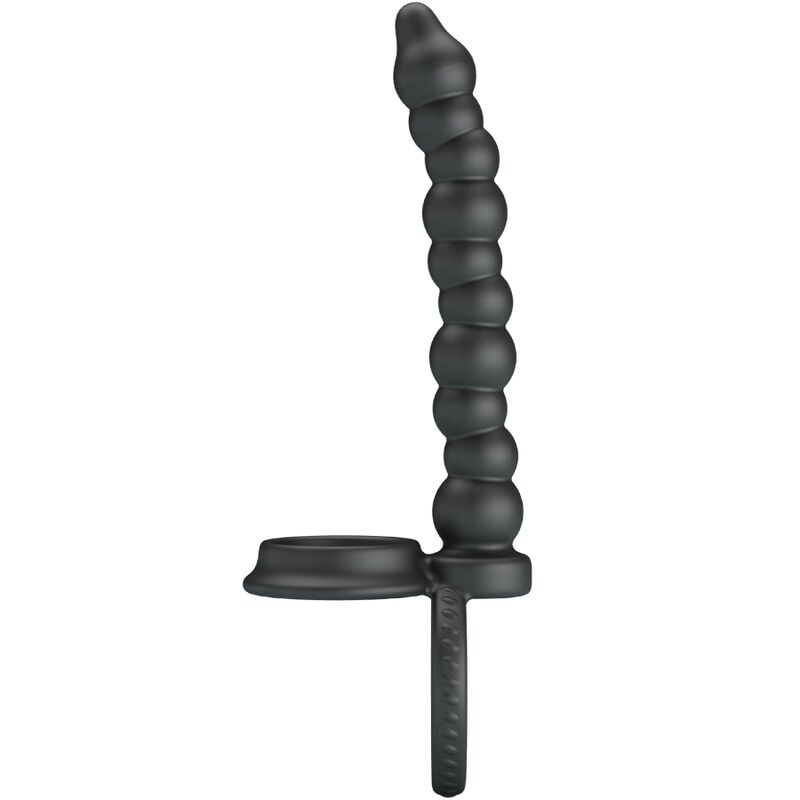 PRETTY LOVE - Dillion Double Penetration Cock Ring Zwart