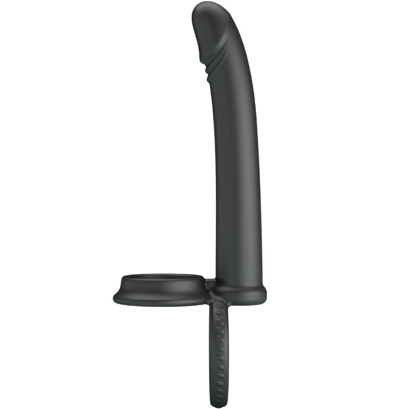 PRETTY LOVE - Dillion Double Penetration Double Cock Ring Black