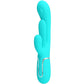 PRETTY LOVE - Shania Triple Rabbit Multifunction Vibrator 3 In 1 Blauw