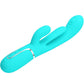 PRETTY LOVE - Shania Triple Rabbit Multifunction Vibrator 3 In 1 Blauw