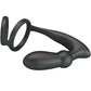 PRETTY LOVE - Emoni Penis Ring + Anal Plug 12 Vibrations Black