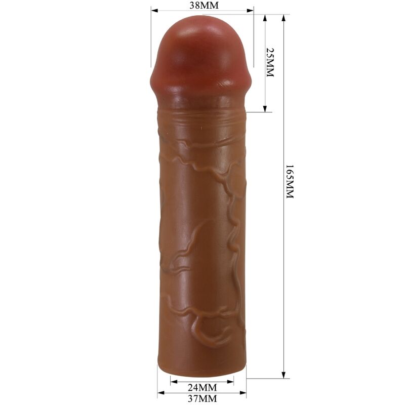 PRETTY LOVE - Nile Penis Sleeve With 2.5 Cm Extension Mulatto