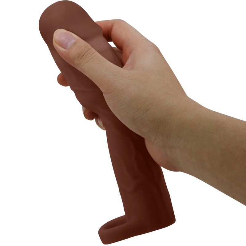 PRETTY LOVE - Gerd Penis Sleeve With 7.6 Cm Extension Mulatto