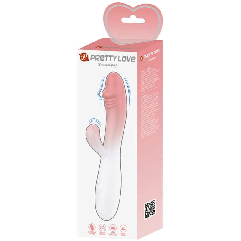 PRETTY LOVE - Snappy Rabbit Vibrator 30 Vibrations Pink