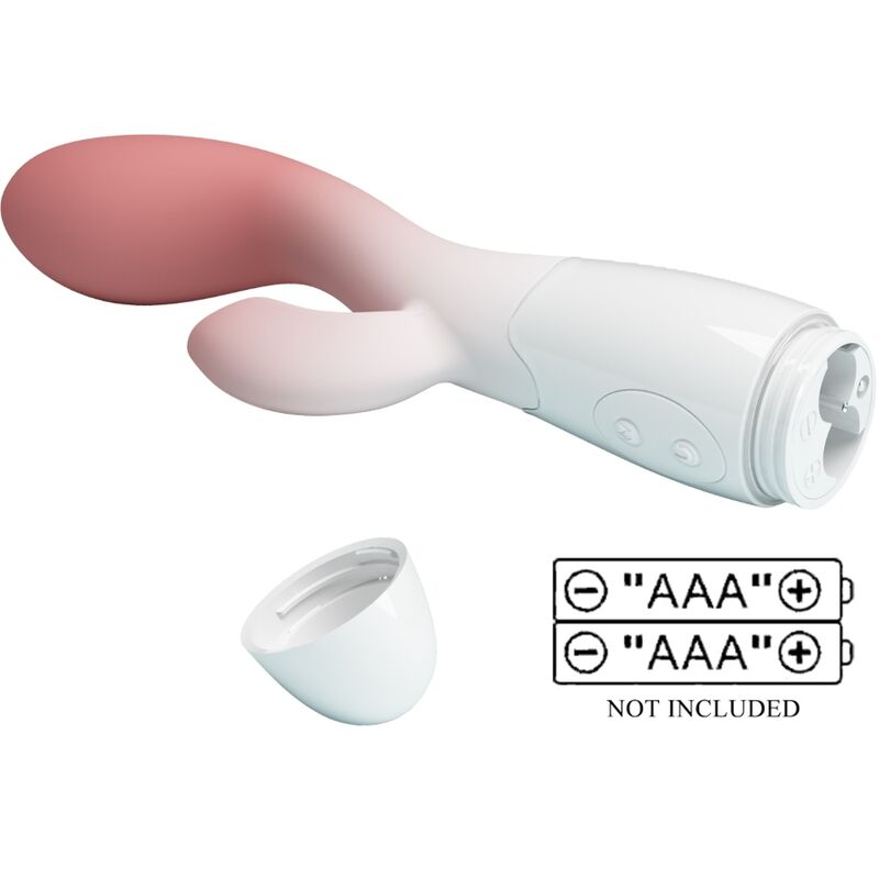 PRETTY LOVE - Brighty G-Spot Vibrator + Clitoris Stimulator 30 Vibrations Pink