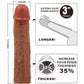 PRETTY LOVE - Chelsea Penis Sleeve With 7.6 Cm Extension Mulatto