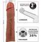 PRETTY LOVE - Derek Penis Sleeve With 7.6 Cm Extension Mulatto
