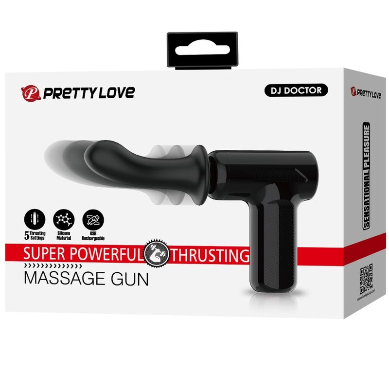 PRETTY LOVE - Dj Doctor Massager 5 Settings Zwart