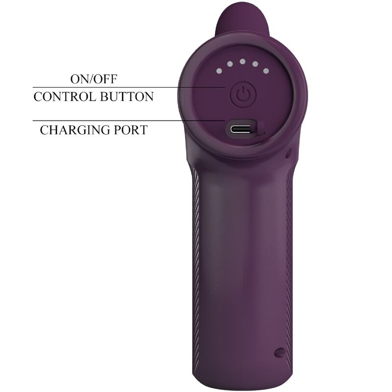 PRETTY LOVE - Dj Scholar Massager 5 Settings Purple