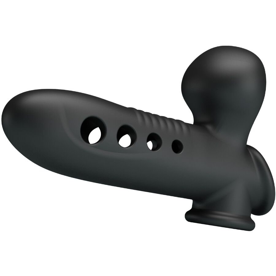 PRETTY LOVE - Crane Penis Sleeve With Airbag Black