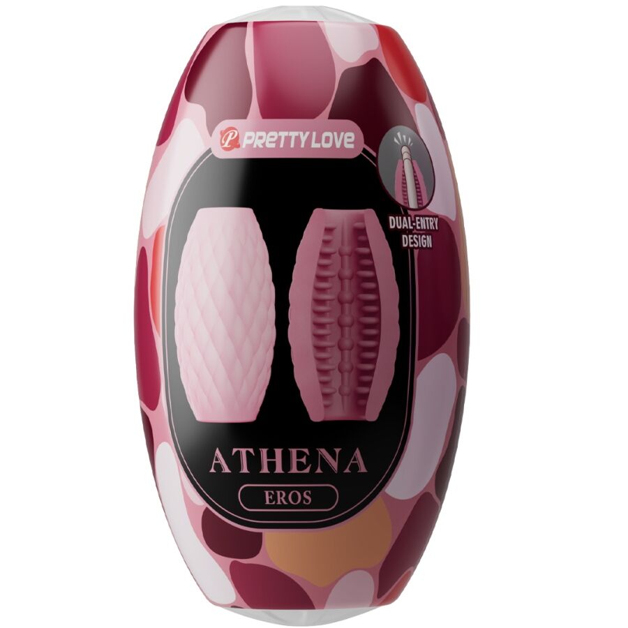 PRETTY LOVE - Athena Eros Silicone Male Masturbator Pink