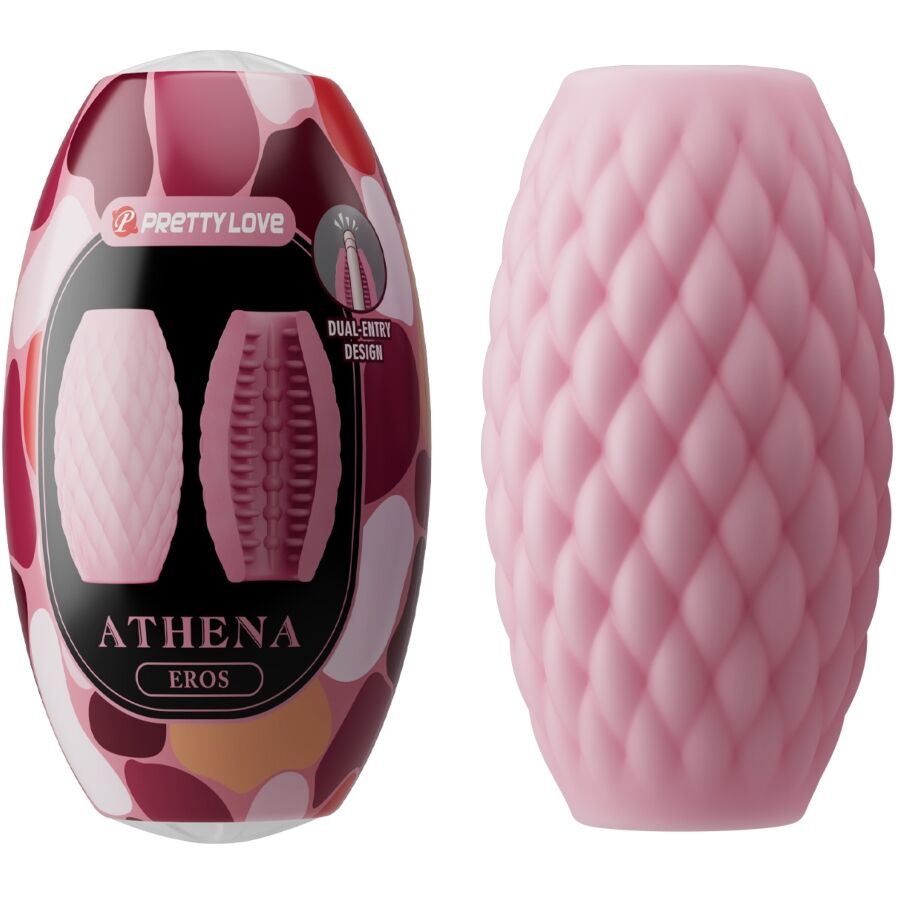 PRETTY LOVE - Athena Eros Silicone Male Masturbator Pink