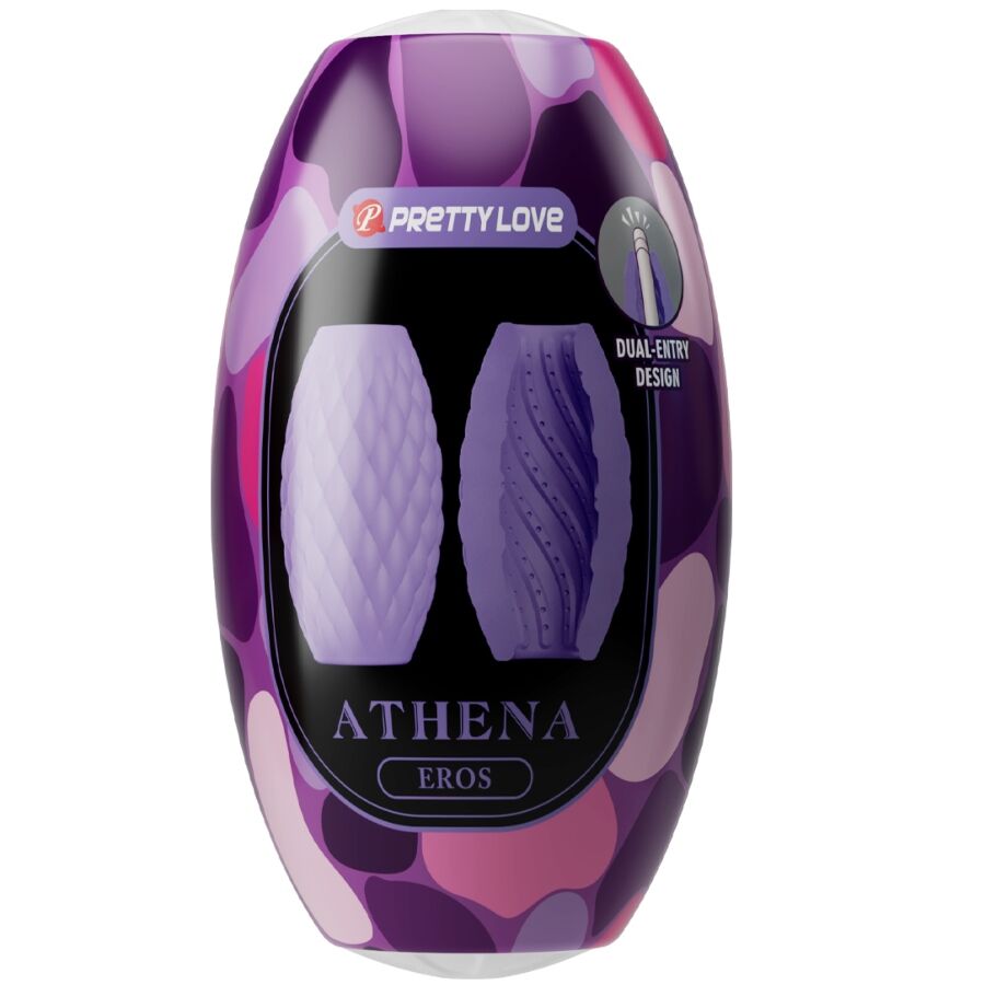PRETTY LOVE - Athena Eros Silicone Male Masturbator Paars