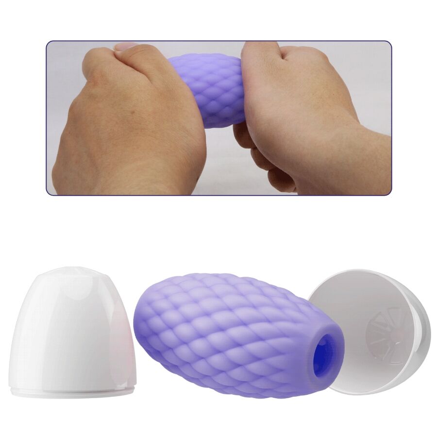 PRETTY LOVE - Athena Eros Silicone Male Masturbator Paars