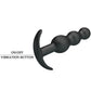 PRETTY LOVE - Sidney Anal Vibrator 10 Vibrations Black