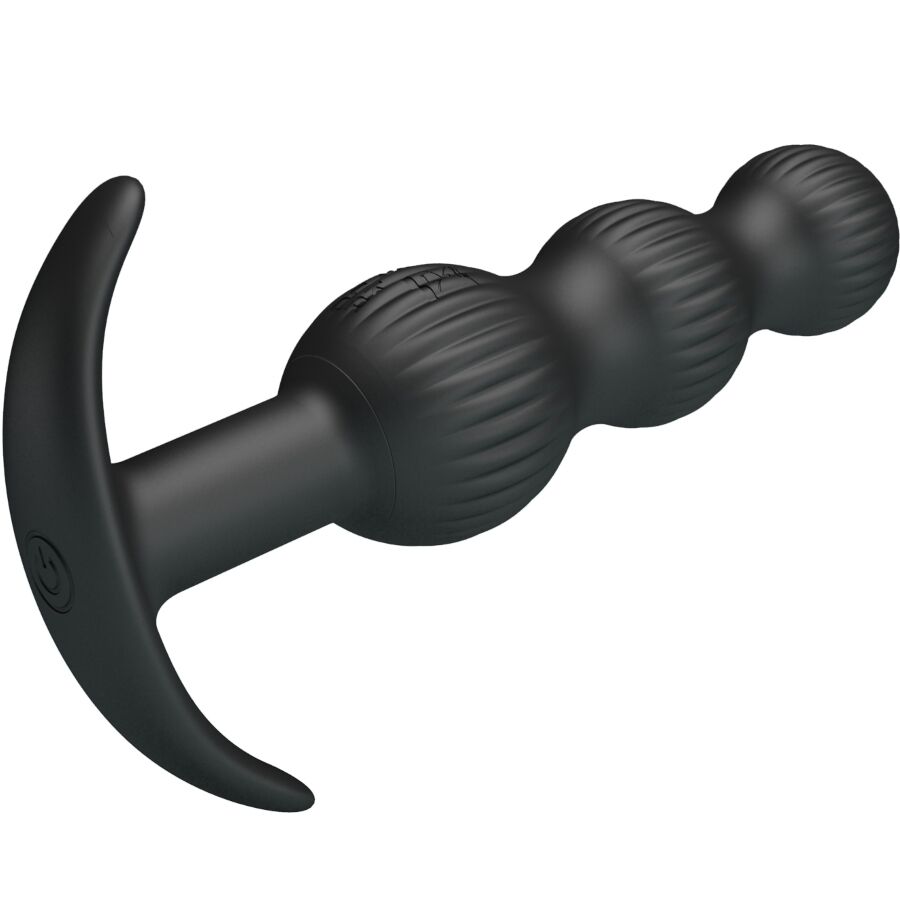 PRETTY LOVE - Sidney Anal Vibrator 10 Vibrations Black