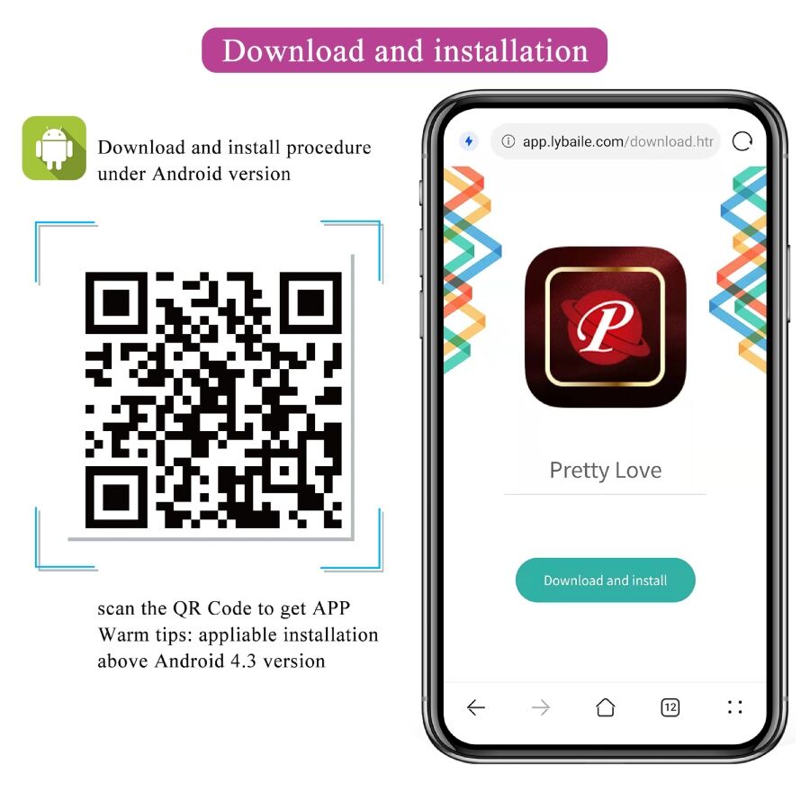 PRETTY LOVE - Leviathan APP Controlled Vibrator Paars