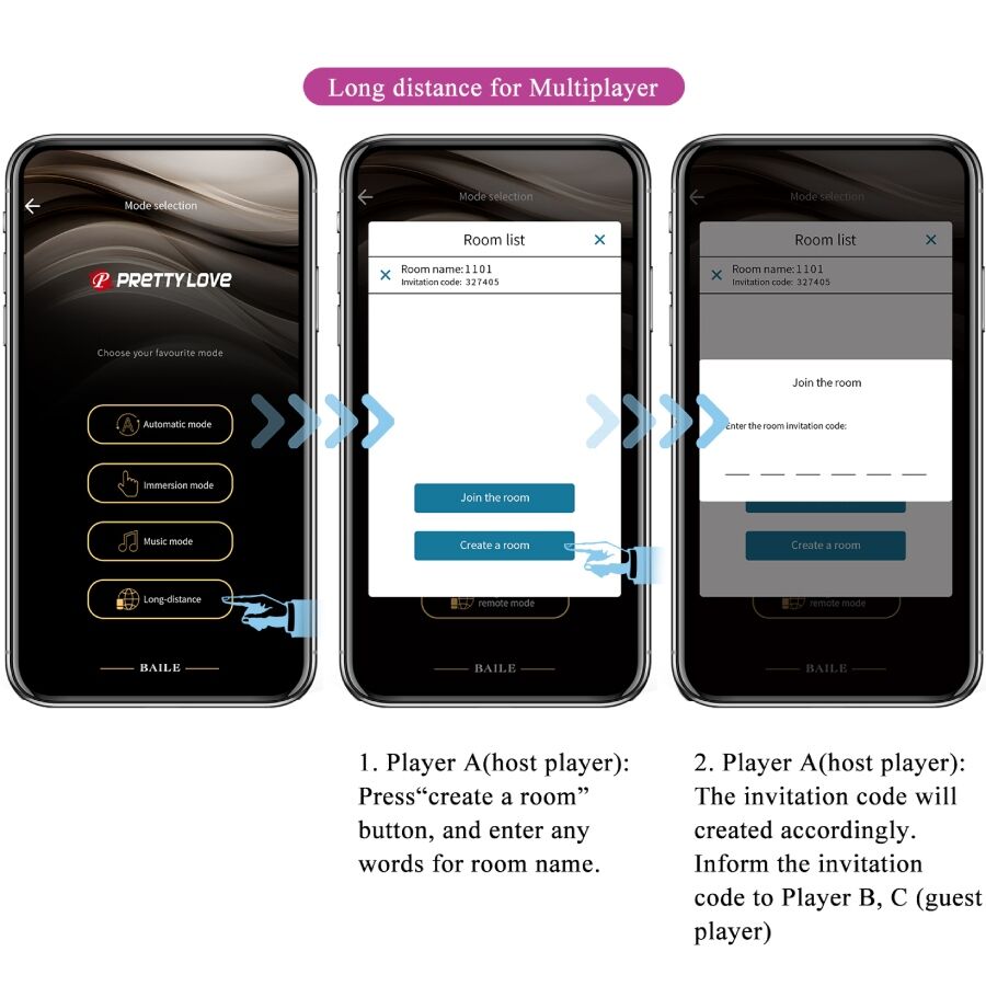 PRETTY LOVE - Leviathan APP Controlled Vibrator Paars