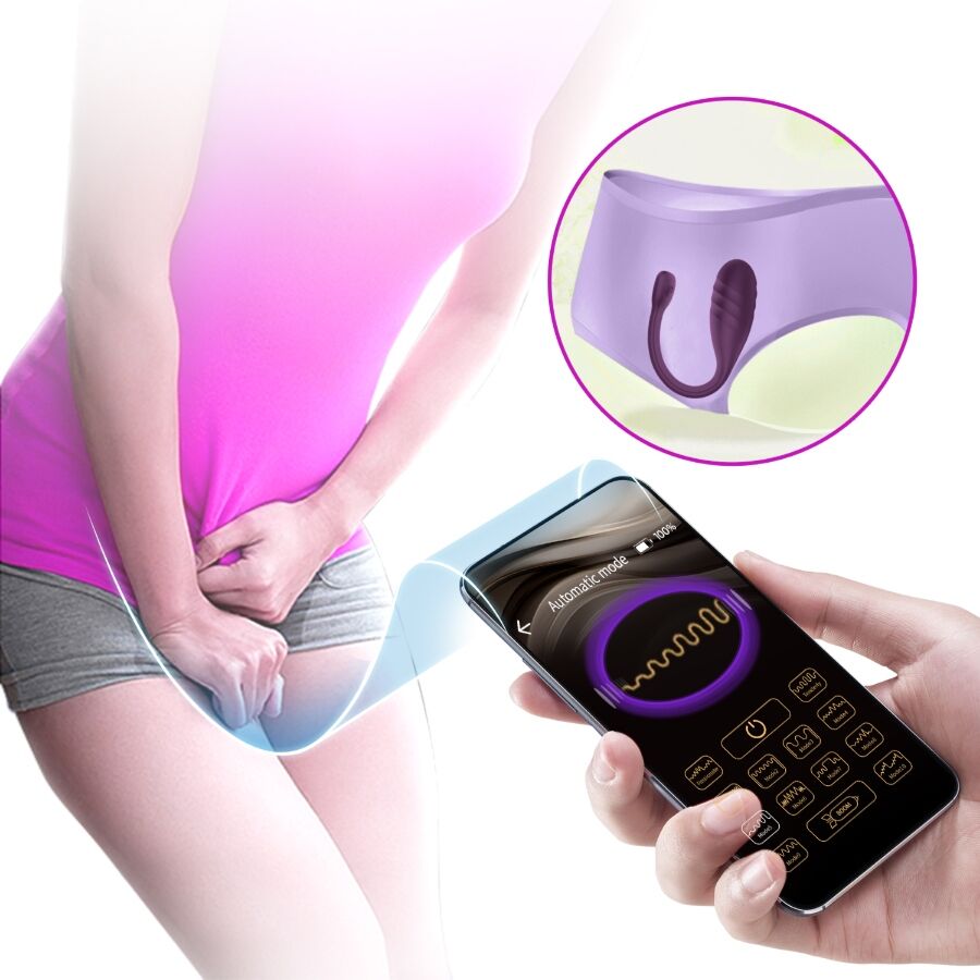 PRETTY LOVE - Leviathan APP Controlled Vibrator Paars