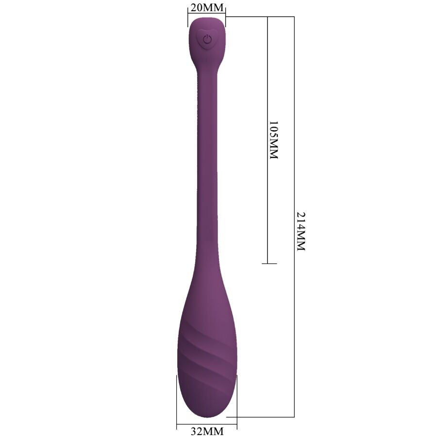 PRETTY LOVE - Leviathan APP Controlled Vibrator Paars