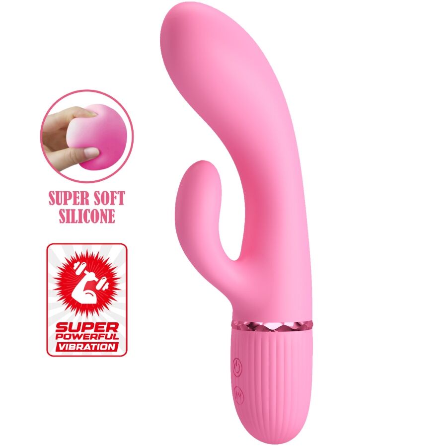 PRETTY LOVE - Marski Rabbit Vibrator & G-Spot Pink