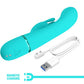 PRETTY LOVE - Scocco Vibrator Rabbit Turquoise