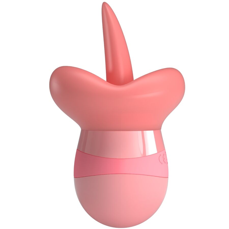 PRETTY LOVE - Kylee Tongue Clitoris Stimulator 10 Vibrations Nude Roze
