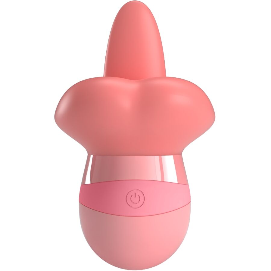 PRETTY LOVE - Kylee Tongue Clitoris Stimulator 10 Vibrations Nude Roze