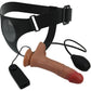 PRETTY LOVE - Universal Harness Briefs With Vibrating And Squirting Dildo 15.5 Cm Mulato