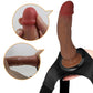 PRETTY LOVE - Kyton Universal Harness Briefs With Squirting Dildo 19 Cm Mulato