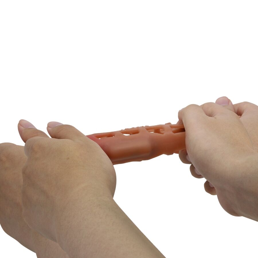 PRETTY LOVE - Preston Vibrating Penis Sleeve 18 Cm